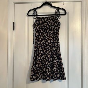Navy Sunflower Dress